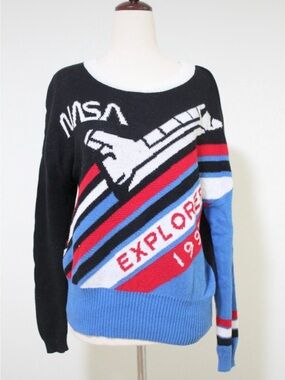 NASA Colorblock Crewneck Sweater